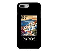 Paros Greece Island Coastal Village Travel Design Case for iPhone 7 Plus/8 Plus