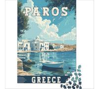 Paros In Greece jigsaw puzzles for adults 1000 | indoor fun for wet days and quiet afternoons during the summer holidays at home with the children to enjoy at home38x26cm