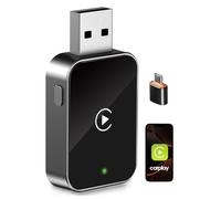 PARPAT Wireless Carplay Adapter for CarPlay, Convert Wired to Wireless with USB & Type-C V16