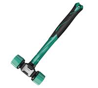 Parquet Hammer - Double Rubber Head, Anti Scratch Hammer | Heavy Duty Rubber Hammer Heads with Handle, Ergonomic Striker for Camping, Woodworking, Parks