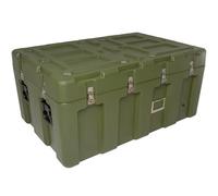 PARRA ROTA 55776 Heavy Duty Military Flight Case | 120.8 x 80.3 x 57.5 cm (550l)