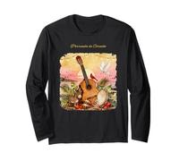 Parranda de Corazón Puerto Rico Vintage Island Long Sleeve T-Shirt