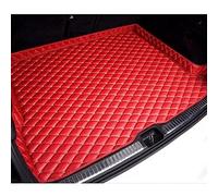PARREN Leather Car Boot Liner Mat for C-itroen C5 Aircross 2017-2022 2023, Custom Auto Rear Trunk Carpet Protector Pad Waterproof Liner Interior Luggage Mat Accessories,C/Red