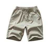 PARREN Workout Gym Shorts for Men Mesh Plus Size Quick Dry Breathable Lightweight Summer Running Training Jogging Shorts with Pocketed Drawstring Big and Tall(Grey,5XL)