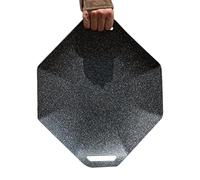 Parrilla portátil para estufa - Plancha con revestimiento de piedra medicinal y puerto para aceite | Diseño resistant al calor y colgante, para usar en casa y al aire libre, fácil de limpiar