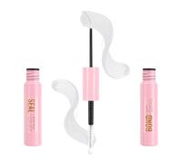 Parriparri Eyelash Glue Clear Lash Glue for Cluster Lashes 2 In 1 Bond And Seal Lash Glue for DIY Individual Eyelashes Waterproof Strip Lashes Bond And Seal Strong Hold