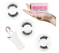 Parriparri Magnetic Eyelashes With Applicator 3 Pairs No Glue Needed Magnetic Eye Lashes Reusable Natural False Eyelashes Without Eyeliner Easy To Wear And Remove