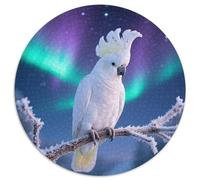 Parrot 1000 Piece Round Puzzle Easy Starter For Beginners Relaxing Hobby Bird Ideal for Weekend Fun Learning Present 1000pcs (67.5x67.5cm)