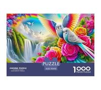 Parrot 1000 Pieces Jigsaw Puzzles For Adults Challenging Game Stress Relieving Entertainment Exercise The Memory of The Brain for Men, Women, Elders, Seniors 70x50cm/1000pcs