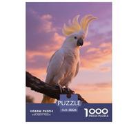 Parrot 1000pc Jigsaw Puzzle Challenging Puzzle For Teens Logic And Patience Bird Great Wall Display 38x26cm/1000pcs