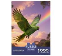 Parrot 1000pc Jigsaw Puzzle Mind Stimulating Game For Teens Logical Play Bird Ideal For Display 38x26cm/1000pcs