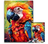 Parrot Adult Jigsaw Puzzles 1000 Pieces cardboard Jigsaw Puzzles for Adults Perfect DIY Art Decor Or Birthday Gift 26X38CM/10.23x14.96inch