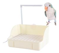 Parrot Automatic Bathtub - 21x29cm Bird Bath, Effortlessly Set Up | Automatic Water Circulation Shower Tray with Easy Maintenance, Bird Shower Baths for Parakeet Cockatiel African Grey