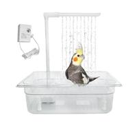 Parrot Automatic Bathtub, Bird Shower Bathing Tub, Parrot Automatic Bathtub With Multiple Faucets, Multi-Functional Bird Bathtub, Parakeet Shower Box, Automatic Pet Bathing Tub With Faucet
