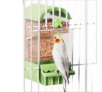 Parrot Automatic Feeder, Anti-spill And Splash Quantitative Feeder Equipped With A Large-capacity Food Storage Bucket Especially Suitable For Busy Bird Owners Or Those Who Are Away For A Short Period