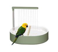 Parrot Bath,Automatic Flowing 26-Hole Bird Bath Tub,Electric Cockatiel Shower Tub | for Conure Cockatiel Parrot Budgies Lovebird Macaw Parrotlet Parakeet