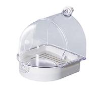 Parrot Bath,Transparent Bathtub with Shower Y,Transparent and Splash Proof Cage Bath | for Indoor Nesting for Cockatoo Conuro Canary And Hummingbird