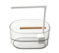 Parrot Bath with Running Water Electric Clear Bathtub