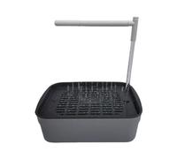 Parrot Bathtub Automatic Abs Bird Bath Shower with Circulating Faucet For Cage,Quiet System For Budgie,Lov Water Circulating