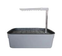 Parrot Bathtub, Automatic Bird Shower USB Power, Cockatiel Bathtub, Size About 33 x 22 x 26 cm Pet Cage Bathing Toy for Small and Medium Birds, Fun Interactive Cleaning Accessory