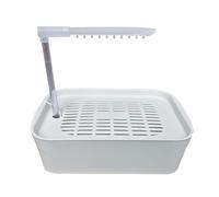 Parrot Bathtub, Automatic Bird Shower, USB Powered Bath Tub, Pet Cage Bathing Toy, 12.99 x 8.66 x 10.24 inches, Small Medium Breeds, Fun Interactive Grooming