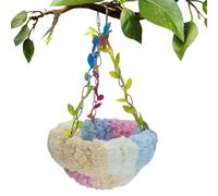 Parrot Bed, Conure Breeding Bed, Plush Bird Cage Hammock Snuggle Hut Parrot Sleeping Nest for Parakeet Cockatiels Cockatoo Finch Conures