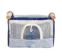 Parrot Bed For Cage - Bird Sanctuary, Fowling House | Breathable Suspend Bird Nest House With Bell, Cockatiel Bed, Toys Bed, Birdcage Accessories For Macaws African Grey Parrots
