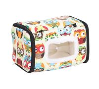 Parrot Bed for Cage - Cotton Parrots Warm Cotton House for Parrots with Cartoon Pattern | Accessories for Parrots Cages, Hidden Sleeping Bed for Birds, pa