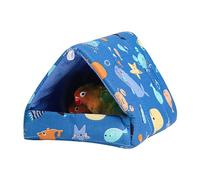 Parrot Bed, Hanging Bed, Warm House of Hiding Pillows for Modern Luxury Cushion Hanging Cute Toy Nest, Household Descent, Boy, Lovebird Warm Bed