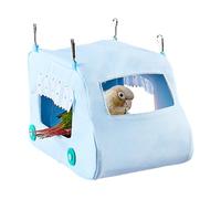 Parrot Bed - Parakeet Nest Bird House for Cage - Car Shape Nest House, Cool Sleeping Hut Pet Supplies for Hamster Cockatiel Finch Conure Parakeet Canary Parrot