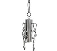 Parrot Bell Toy - Stainless Steel Bells Toy Sweet Sound | Large Parrot Bird Toy | Bird Chewing Toy Stainless Steel Bells For Bird Parrot Macaw African Greys Cockatoo Parakeet Cockatiels Conure