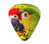 Parrot bird close-up Patterned guitar picks - (thin/medium/thick) free to choose, suitable for all kinds of string instruments,