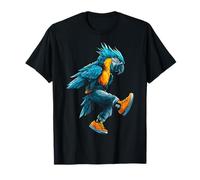 Parrot Bird Dance Graphic Portrait Animal Print Art Parrot T-Shirt