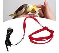 Parrot Bird Harness and Leash Flying Training Rope Bite Resistant Adjustable Design Anti Aviator Pet Outdoor Kit for Walking Attending Party (M)