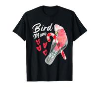 Parrot Bird Mom - Galah Cockatoo Watercolor Value Graphic T-Shirt