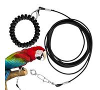 Parrot Bird Training Rope | Outdoor Lightweight Pet Bird Flying Rope, Ankle Foot Ring Attached Flying to Prevent Escaping for Courtyard, Terrace, Outing