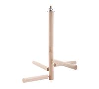 Parrot Birds Perches Cage Stand Toy Wooden Activity Branches Climbing Stairs for Small Birds Cockatiel Budgies Non- Eco-Friendly Wood 10 x 10 x 27cm