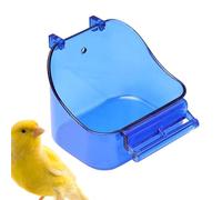 Parrot Cage Bath - Sturdy Bird Bathing Tub, Comfortable Small Pool, Convenient Thick Basin For Daily Cleaning | Practical And Beneficial Cockatiel, Budgies, Parrots, Canary, Indoor, Habitat