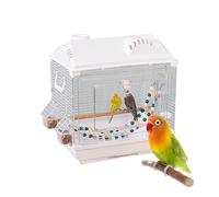Parrot Cage - Breathable Anti-Slip Portable Carry,Small Canary Cage Parrot Carry | Perfect for a variety of occasions including outdoor activities, travel, camping, veterinarian visits, short trips