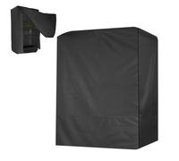 Parrot Cage Cover - 122cm / 48" | House for Parrots | Black Washable Dustproof Protective Hood for Pets Parakeet Cockatiel Conuro Canary Picci
