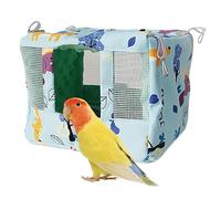 Parrot Cage Nest | Breathable Bird Nest Snuggle Hut with Cool Mat | Animal Hut for Budgerigar, Parakeet, Conure, Cockatiel, Mynah, Finches