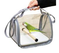 Parrot Carrier Bag, Parakeet Travel Holder, Transparent Calculated Cage Packet Packet Pack Certain Needs for Outdoor Avention