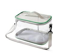 Parrot Carrier, Pet Travel Bag, Transparent Soft Sided Bird Carrier with Shoulder Strap, Portable Breathable for City Space Cafe
