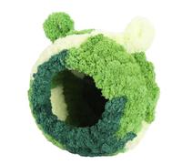 Parrot Cave House for Small Birds | Cozy Velvet Breeding Cave | Easy Install with Metal Gasket | Decorative Bird Cage Bed for Parakeet (S)