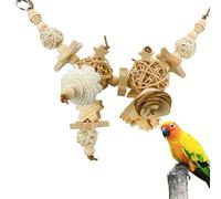 Parrot Chew Ball, Parrot Chew Toys | Bird Chew Balls for Bird Chew Toys for Hang Parrot Chew Toys for Bird Chew Toys Cracking Toys for Parrot Cockatiel Conure Love Bird Parrot Conure Toy Bird Cage