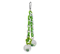 Parrot Chew Toy - Climbing Bead Set, Feathered Pet Play, Cage Entertainment Kit, Multi-Species Enrichment, Sturdy Chewing Activity | Stimulating Interaction for Cockatiel Conure Macaw Quaker Lovebird