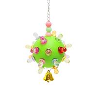 Parrot Chew Toy for Conure - Bird Toy Parrot Planet Design Parokey Tutu Planet Theme Feeding Ball with Bell | Accessories for Parrots, Parakeets, and Other Small Birds