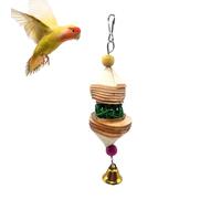Parrot Chew Toy - Outstanding Craftsmanship, Natural Rattan of Complex Design | of the bell jingling integration, bring fun and use