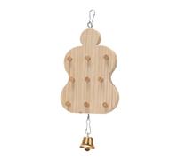 Parrot Chew Toy, Parrot Toy for Large Birds - Educational Chew Block Shot - Training Games | Compact Wooden Board - Bird Playground for Simporia Parakeets