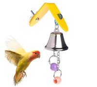 Parrot Chew Toys Bird Cage Bell Chime Enrichment Game